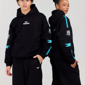 AFL x EE Retro Hoodie Port Adelaide Mens