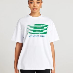 Women's Athletics Club Tee White