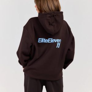 EE11 Women Hoodie Brown
