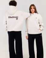 Elite Eleven Cream Hoodie Women